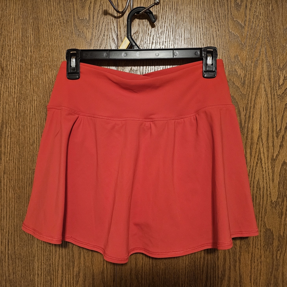 Orangeish Pink Athletic Skort - Picture 2 of 2